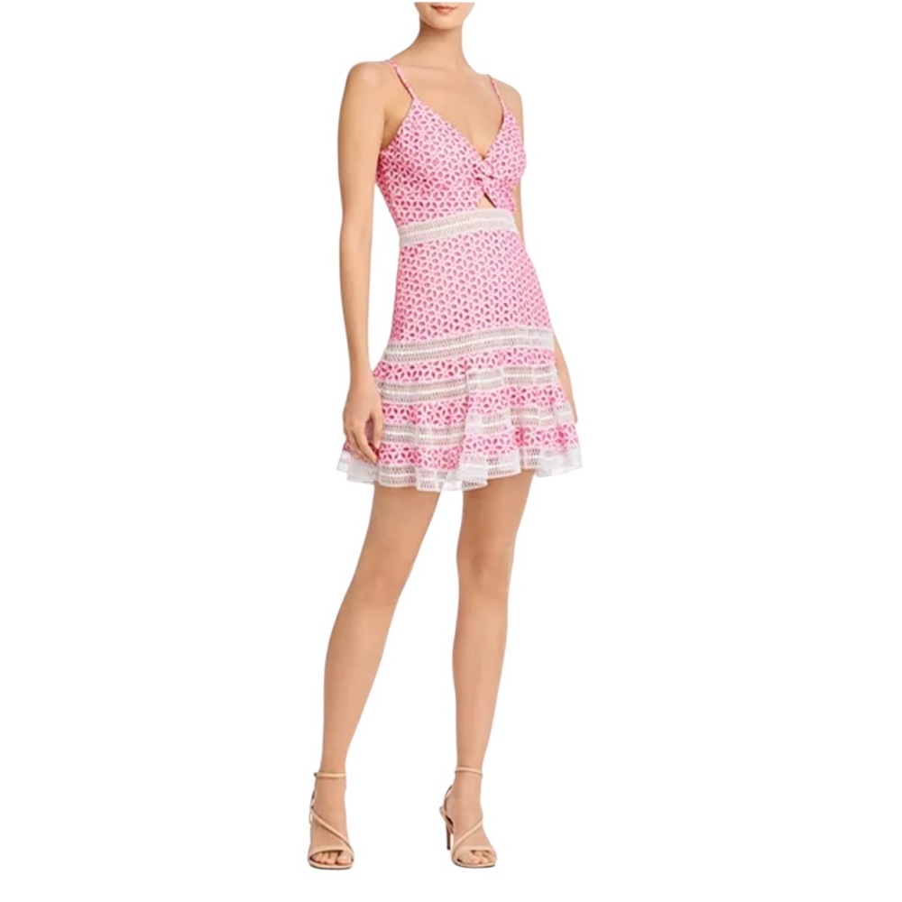 Bardot “Camille” Twist Front Eyelet Dress - Picture 4 of 11